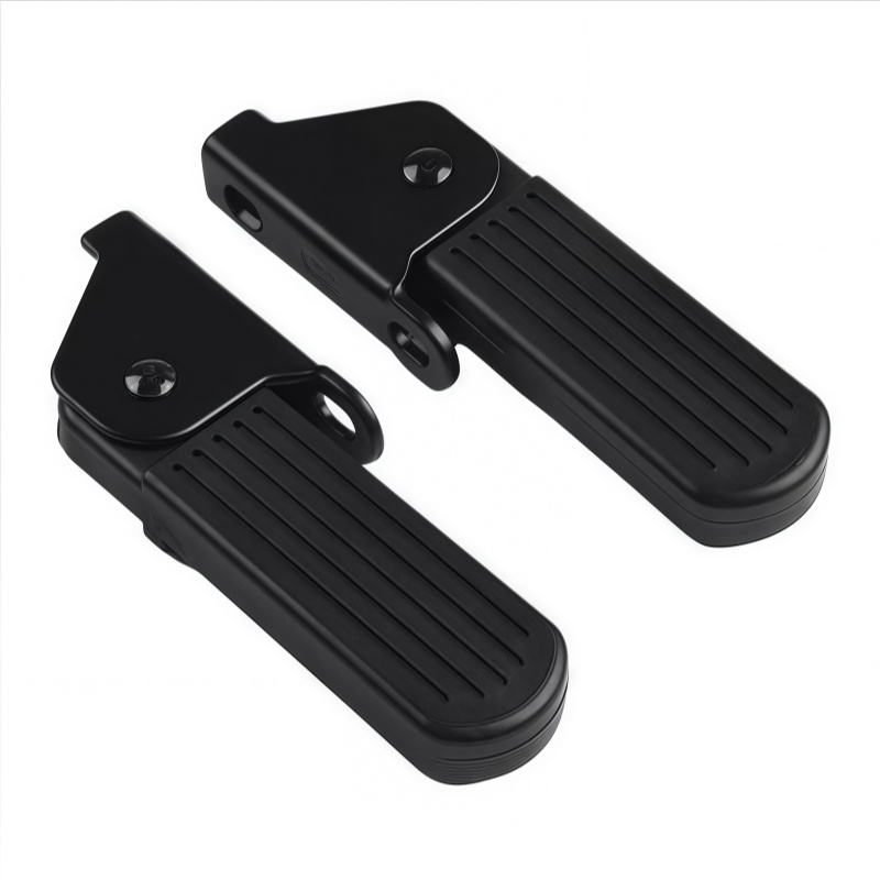 1pair Electric Moped Front Pedal Scooter Front Foldable Pedal Leg Support Pad Thickened Steel Plate Ebike Accessories