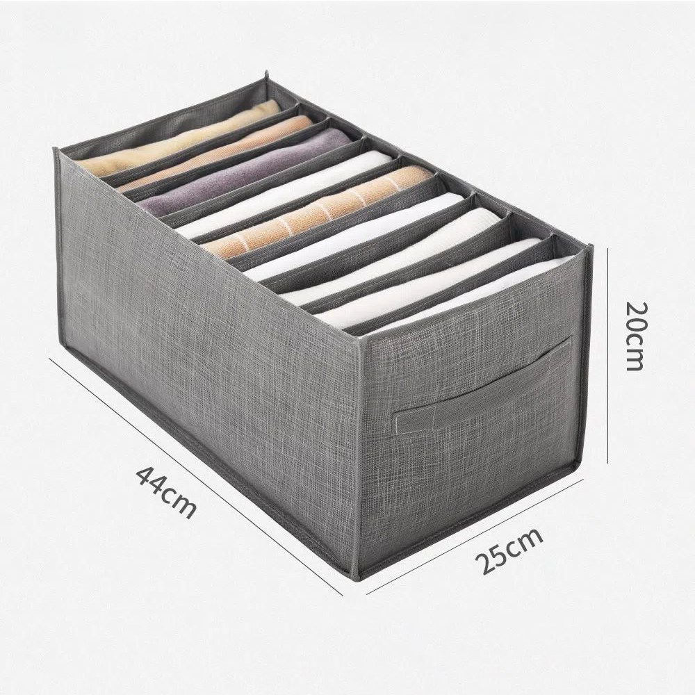 Caja de almacenamiento de ropa, organizador de ropa interior, sujetador, organizador de guardarropa, cajones, cajas separadoras, suministros de almacenamiento para el hogar: Verde claro