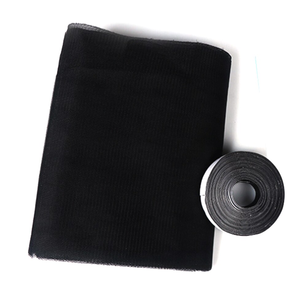 1.3*1.5m/1.5*2m Window Screens Portable Invisibility Free Of Punching Installation Insects Prevention Screen Anti mosquito nets: Black / 200 x 150cm