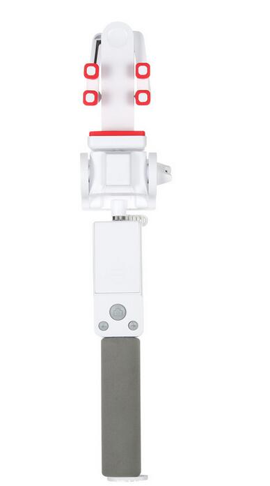360 Rotation Wireless Bluetooth Selfie Stick - 812mm Extended - Handheld Remote Control for Android iOS: White