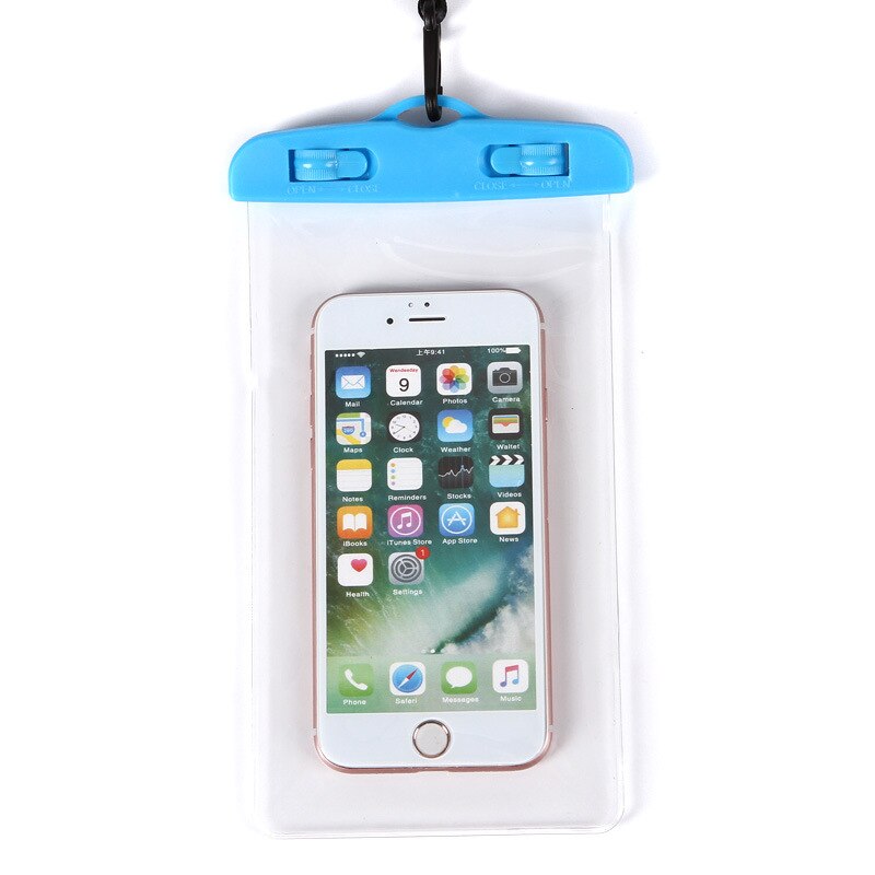 Viaggi Accessori Mobili Impermeabile Multi-stile Tipo di Valvola mini per accorto Telefono tocco schermo Del Telefono Del Sacchetto Cura Del Telefono Contenitore: blu