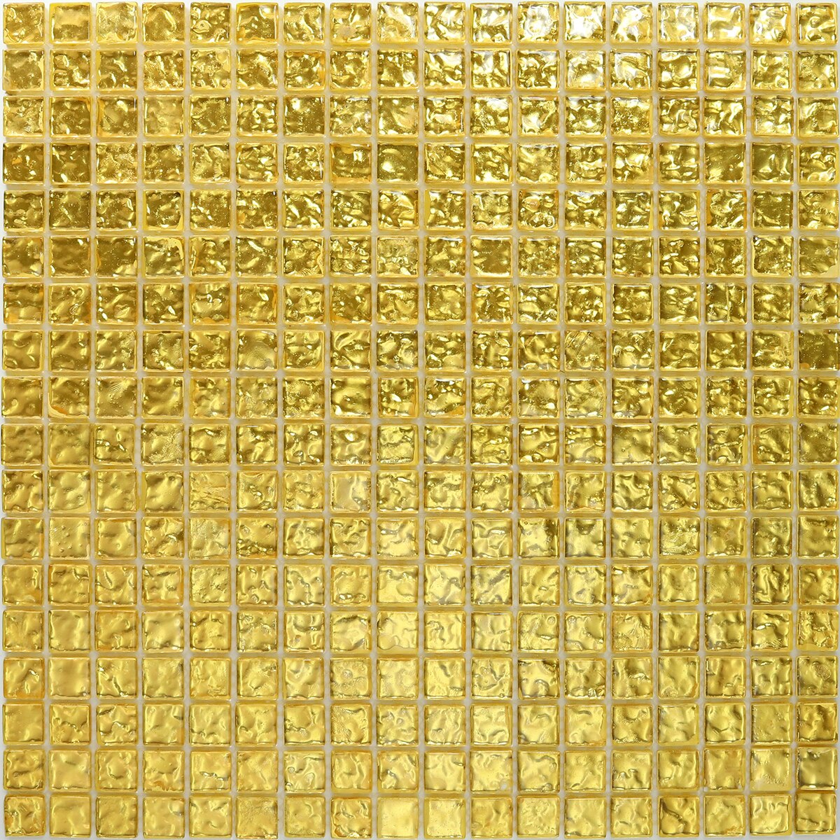 15mm Gold Foil Glass Mosaic For Kitchen Backsplash Bathroom Glass Wall Tile JMFGT2037