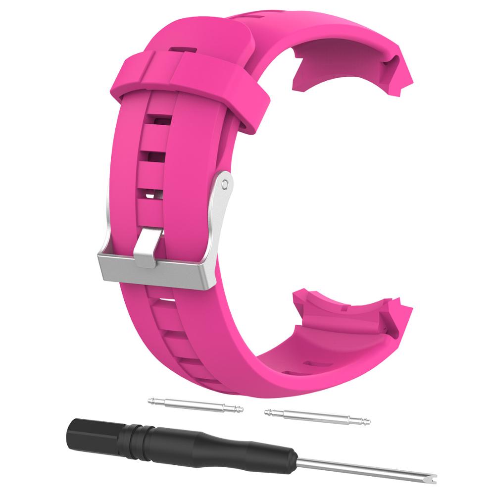 Correa de silicona para Suunto Spartan ULTRA Sport, pulsera para Suunto Spartan AMBIT3, Correa VERTICAL / Traverse: pink / For Ambit3 Vertical