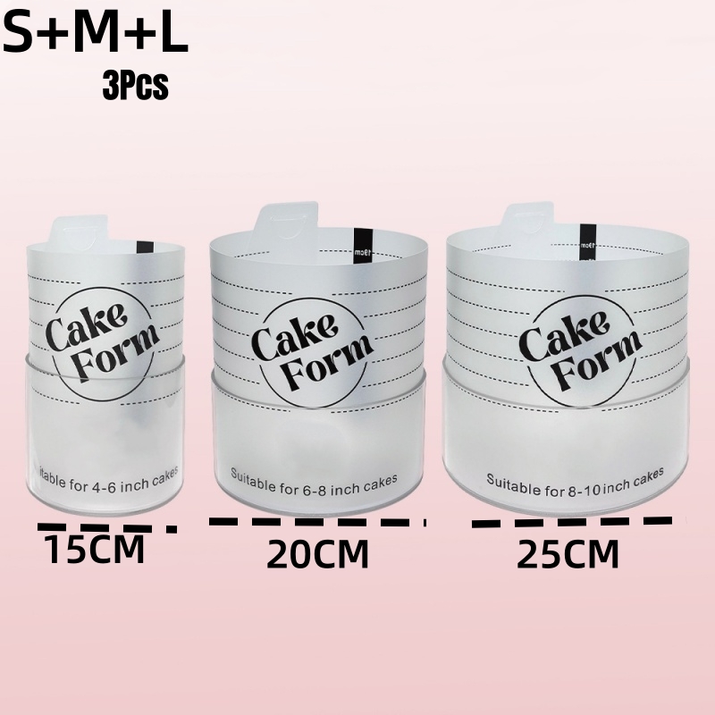 Einstellbare Runde Kuchen Ring bilden Versenkbare Fondant Werkzeuge Mousse Kuchen Ring Acryl Kreis Backen Ring Kuchen Werkzeuge