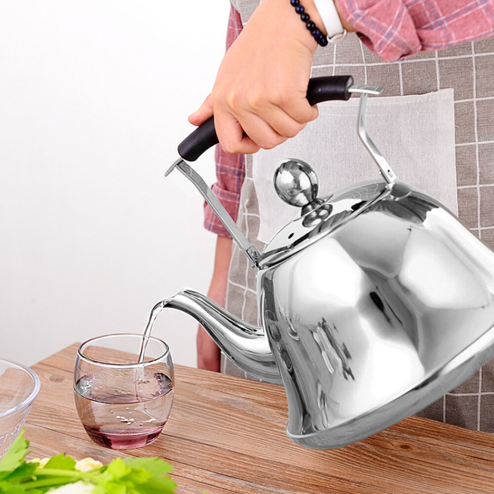 2l visslande vattenkokare med infuser löst blad rostfritt stål whistke tekanna rosa guld sliver vattenpanna gryta för spis induktion