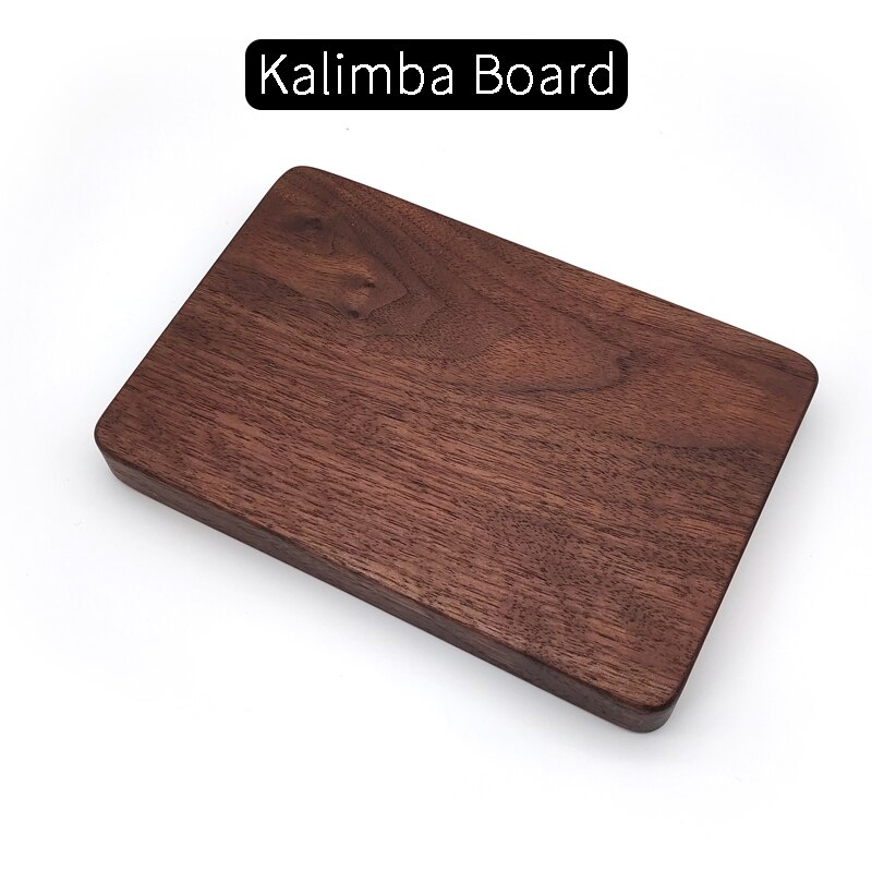 Planche de Kalimba en noyer noir, bricolage, 17 21 clés, corps de Piano, accessoires d&#39;instruments de musique Mbira faits maison