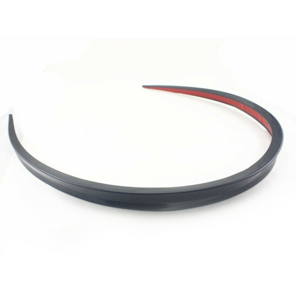 Aerofólio de carro universal 1.2m, preto, macio, adesivo de proteção para o teto traseiro, asa traseira, guarnição, acessórios de decoração automática