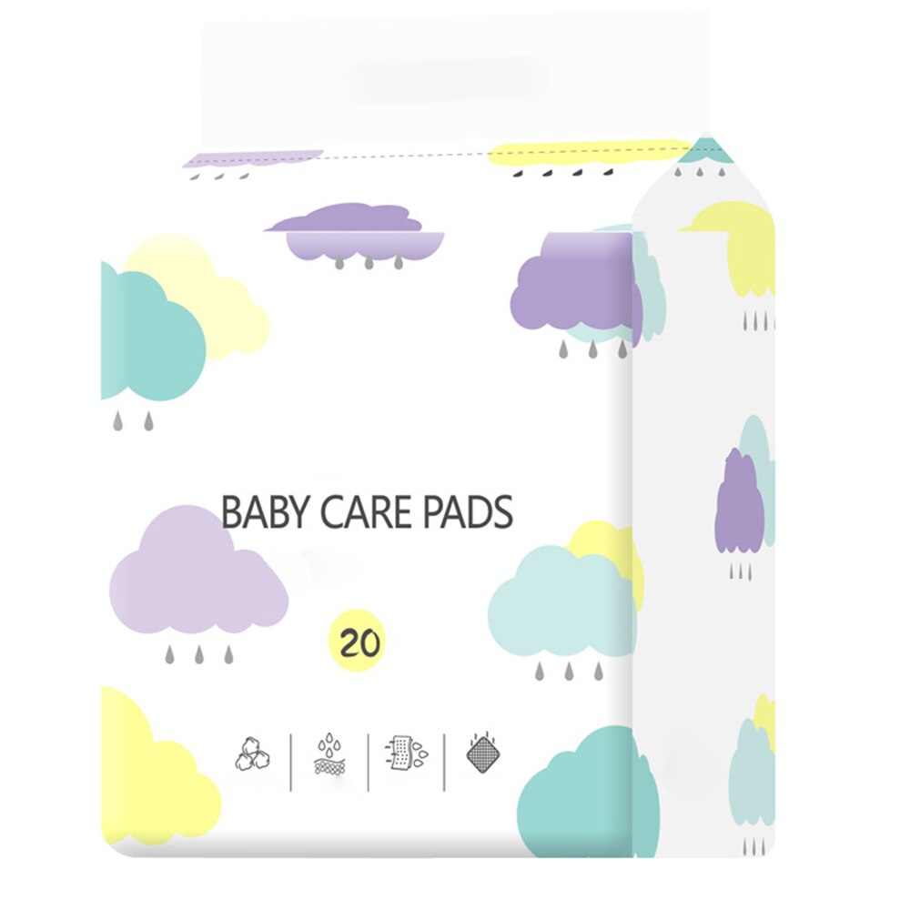 20 Pcs Disposable Diaper Paper Mat Baby Nursing Padfor Adult Child Pets Absorbent Waterproof Diaper Changing Safety Mats