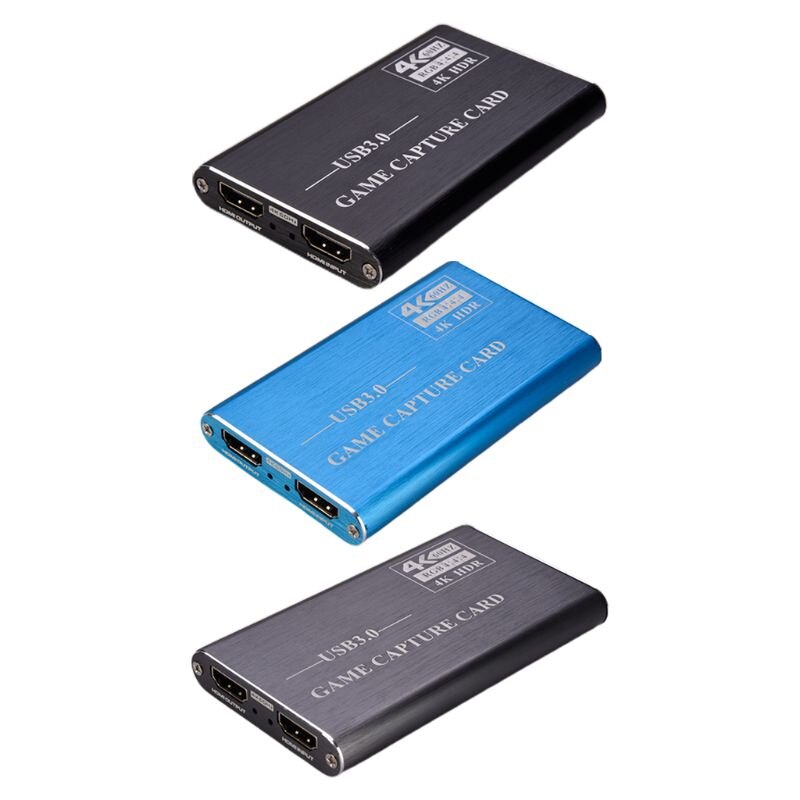 USB3.0 to HDMI 4K Loop-out Capture Card High Definition Video Recording Box Game Digital Video Recorder
