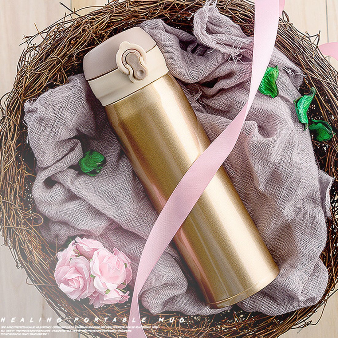 500ml termos robić herbaty z filtrem kubek termiczny ze stali nierdzewnej kubek robić kawy butelka wody gabinet biznes Dom Thermoes: Glod