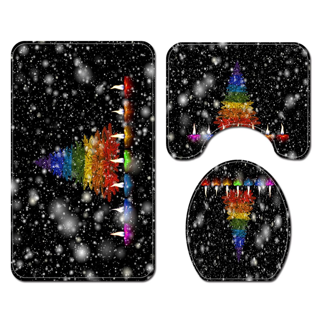 Kerst Badmat Wc Toilet Seat Cover Wc Mat Toilette Tapa Inodoro Decoratie Kerst Badkamer Commode Wc Kom: F