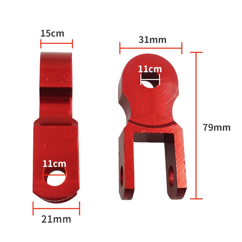 2 Pcs Shock Absorber General Motorcycle High Shock Absorber Booster Motorcycle Booster