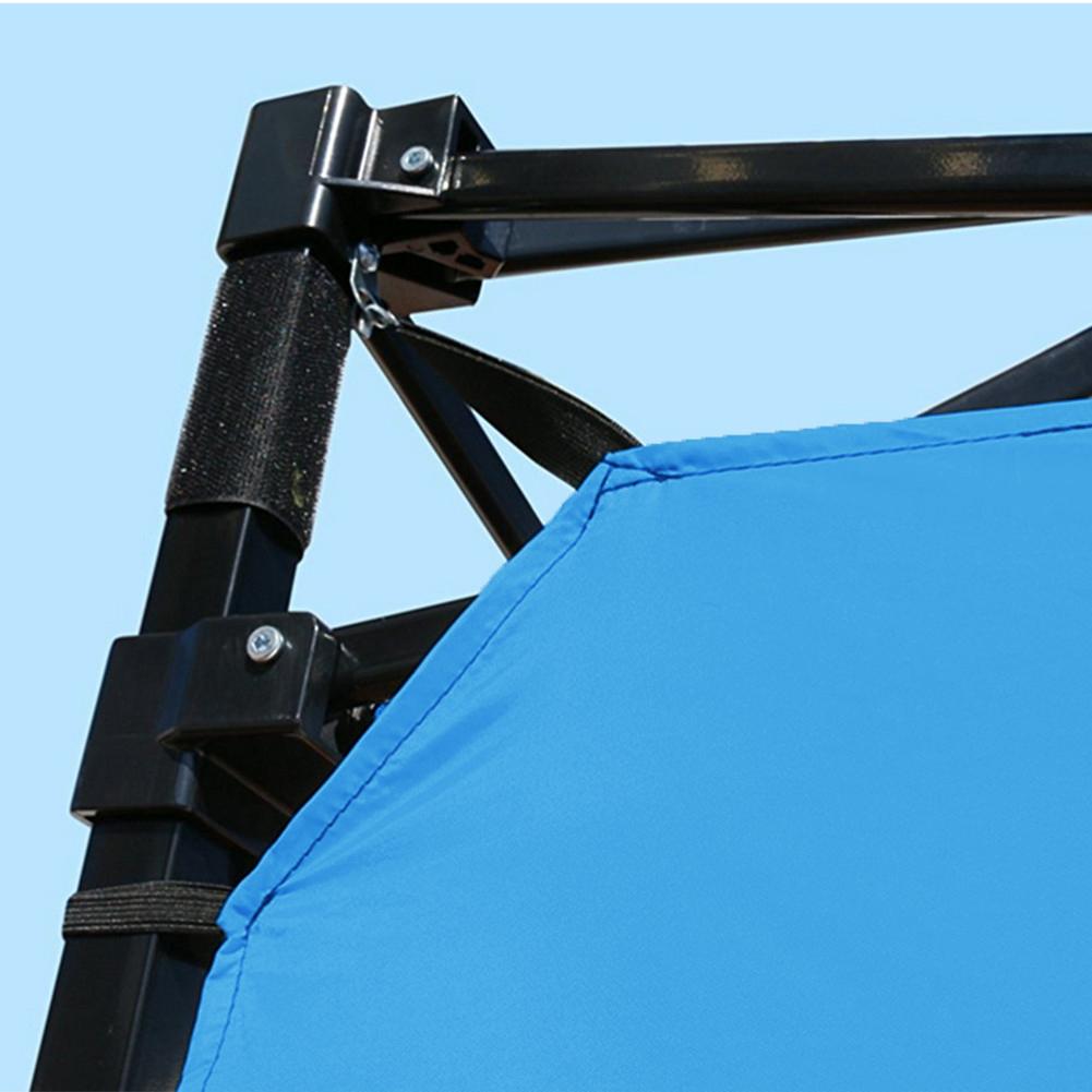 Outdoor Instant Canopy SunWall Folding Straight Leg Canopy Sidewall Beach Garden Sun Shelter Waterproof Tarp Tent