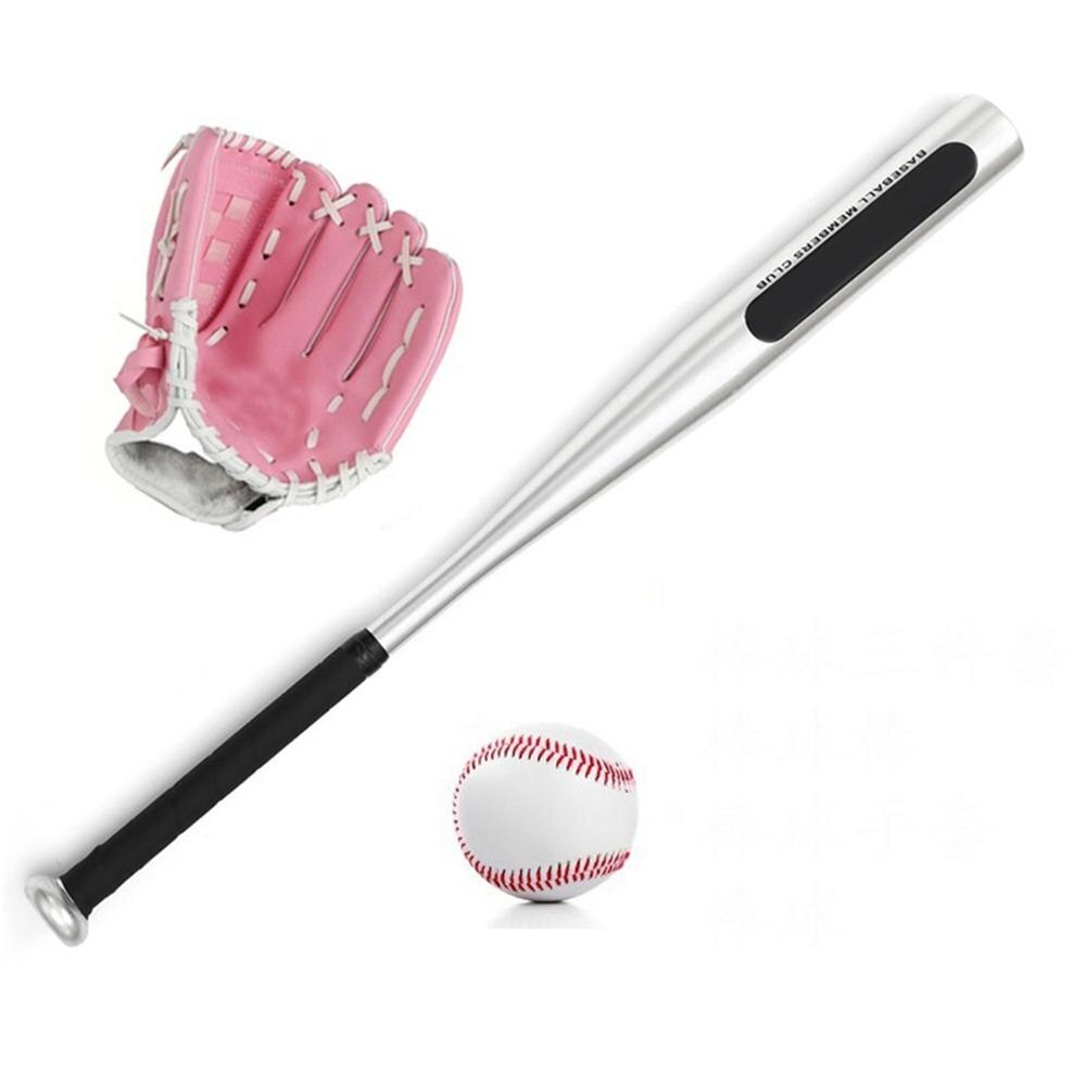 Mounchain Portable Softball Baseball Three-piece Toys with Balls + Bat + Glove for Childern Kids Carrying Bag Included