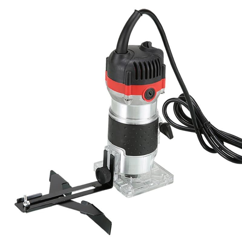 450W/800W Electric Trimmer Machine Woodworking Tools Wood Engraving Slotting Drilling Machine with Milling Cutter Power Tool