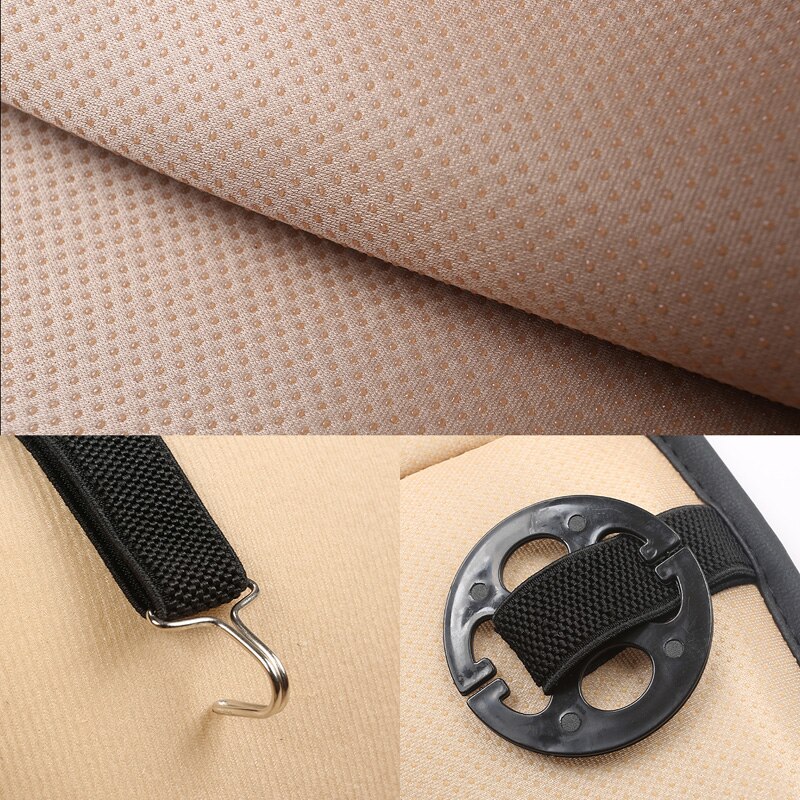 Black Car Seat Cover Universal Breathable Four Seasons Flax Cushion For Most Auto Four Door Sedan SUV Car Seat Protector