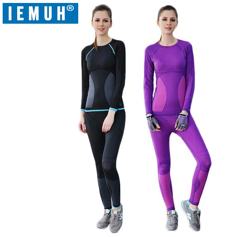 IEMUH hiver sous-vêtement thermique ensembles femmes Anti-microbien Stretch femmes Thermo sous-vêtements femme Long Johns