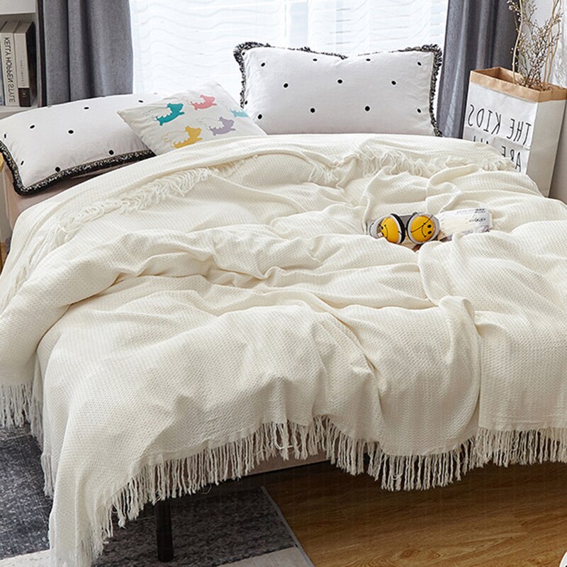 Sommer Klimaanlage Decke Bambus Faser Quasten Decke Weiche Atmungsaktive Decke Dünne Tröster Bettdecke bettdecke Hause