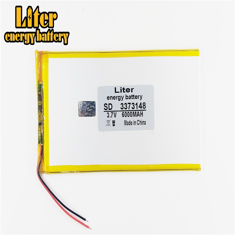 3373148 3.7V 6000MAH lithium polymer battery rechargeable battery 3070150 3075150 6000MAH tablets