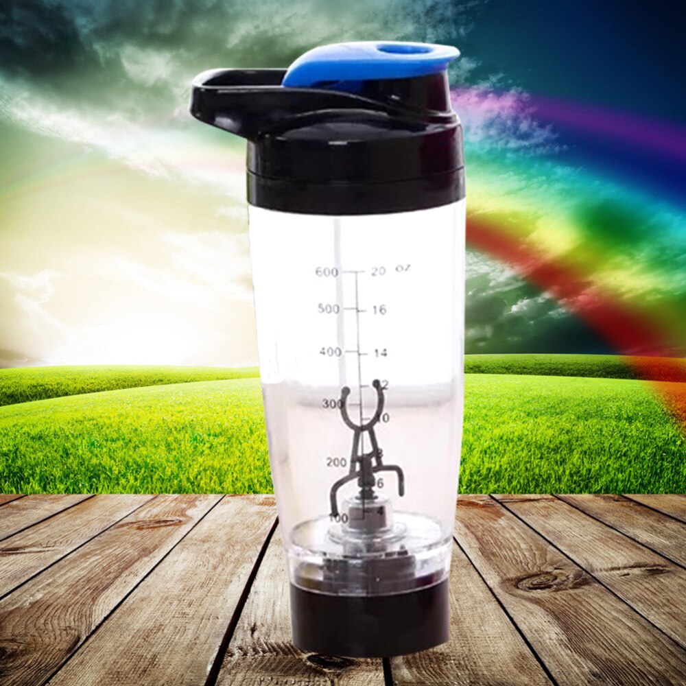 1 Pc Eiwit Shaker Fles Vortex Mixer Blender Tornado Shaker Battery Operated 600Ml Automatische Roeren Shaker