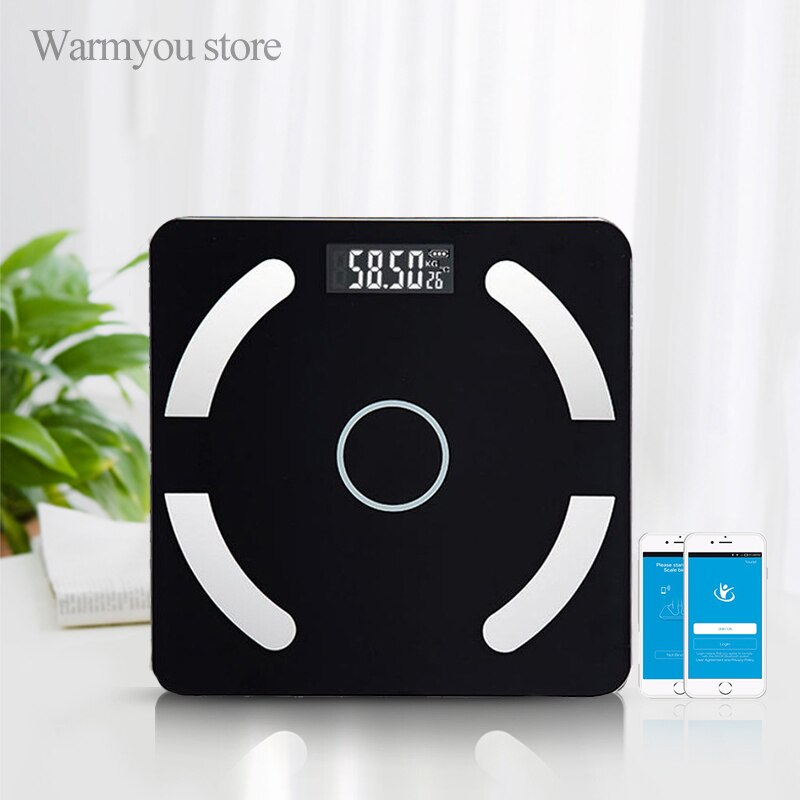Bathroom Scales Floor Scales Smart Scale Digital Weight Scale Portable Bluetooth Body Fat Scale Small Household Bathroom Product