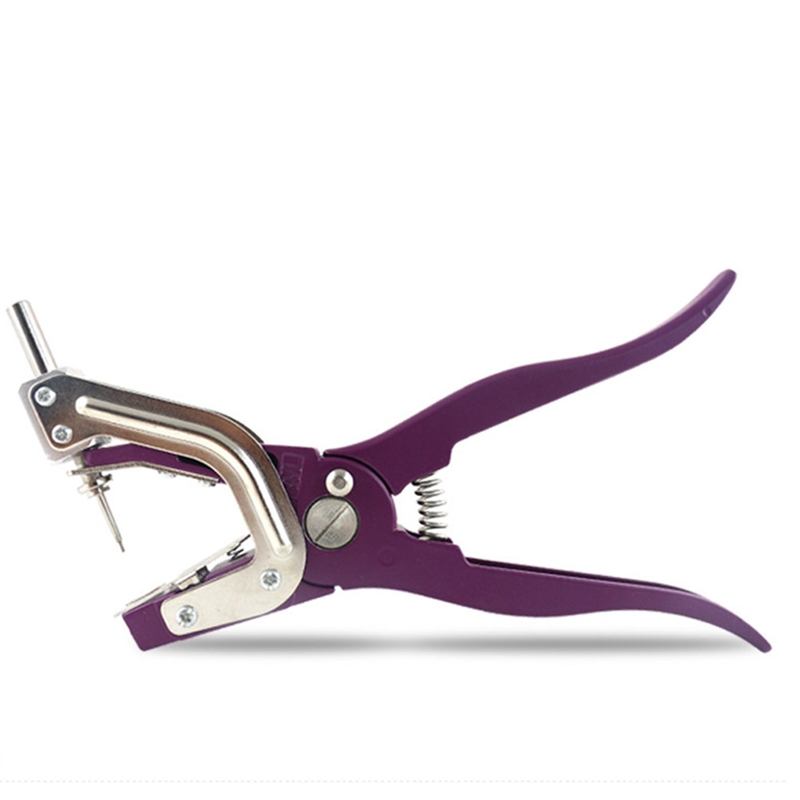 Pince Applicateur Pour Étiquettes D'Oreille - Outil Universel Pour Bétail, Cochons, Chèvres, Moutons - Rouge