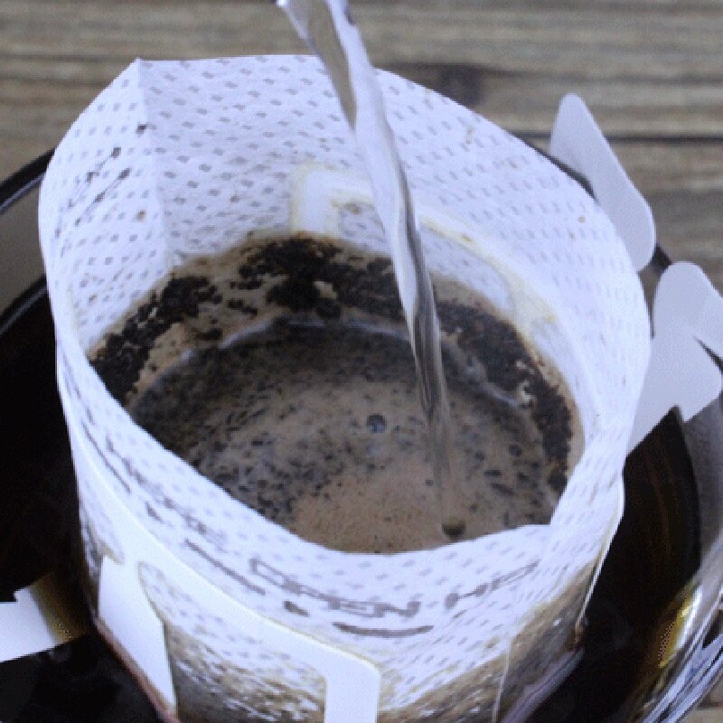 150 Stuks Wegwerp Drip Koffiefilter Zakjes - Hangende Cup Koffiefilters - Draagbare Theegereedschappen - 74x90mm