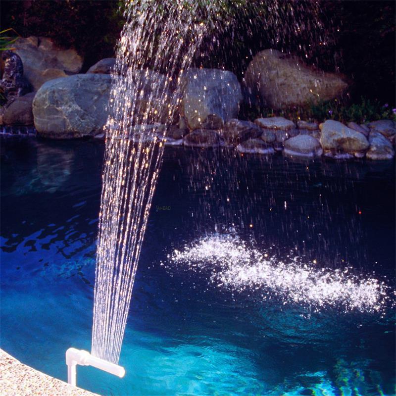 Pool Fountain Head Swimming Pool Waterfall Fountain Above Ground Cooling Sprayer for Outdoor Garden