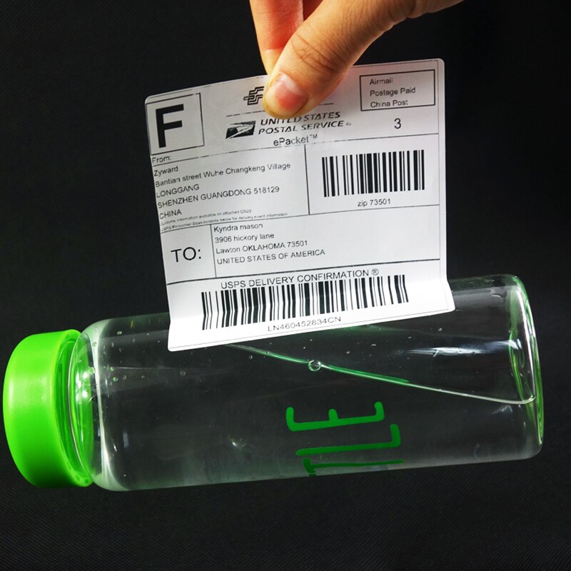 2 rolls of 100*100/500pcs or 100*150/330pcs label rolls Three-proof thermal sticker paper