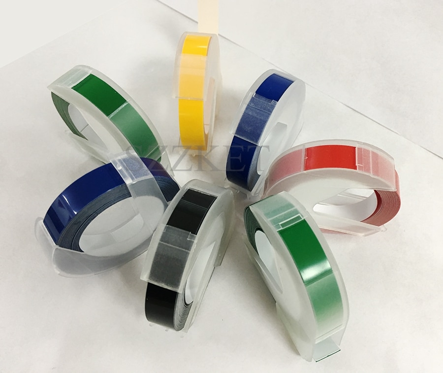 5 STKS Handleiding label machine lint label lint 6 MM compatibel voor DYMO 1610/1540/1880/12965 label machine DIY printer lint