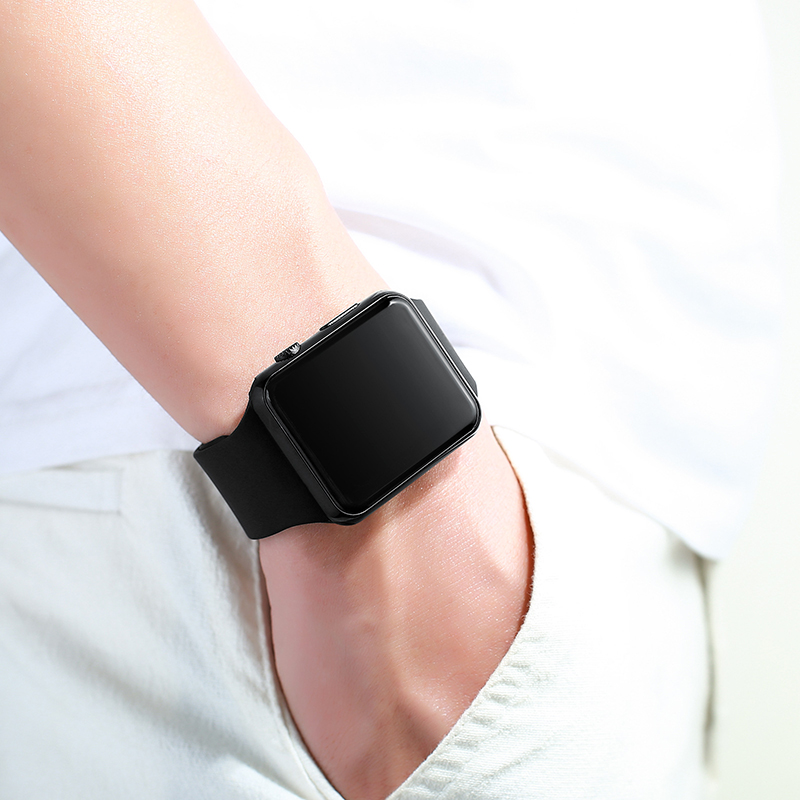 Paar Sport Led Digitale Horloge Mannen Digitale Horloges Horloge Voor Vrouwen Mannen Elektronische Klok Siliconen Band