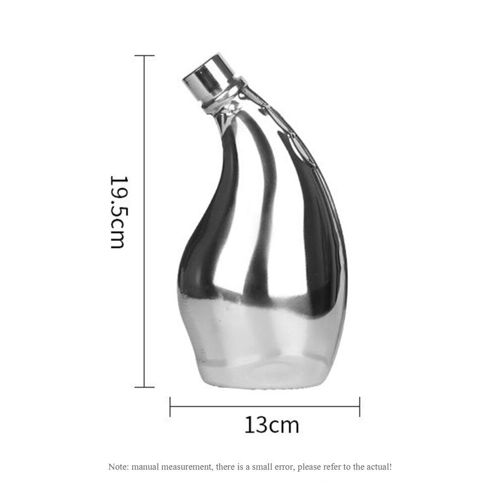 ENERGE SRPING 53oz Stainless Steel Horns Hip Flask Portable Ox Horn Flagon With Leather Case Transfer Funnel Alcohol Flasks