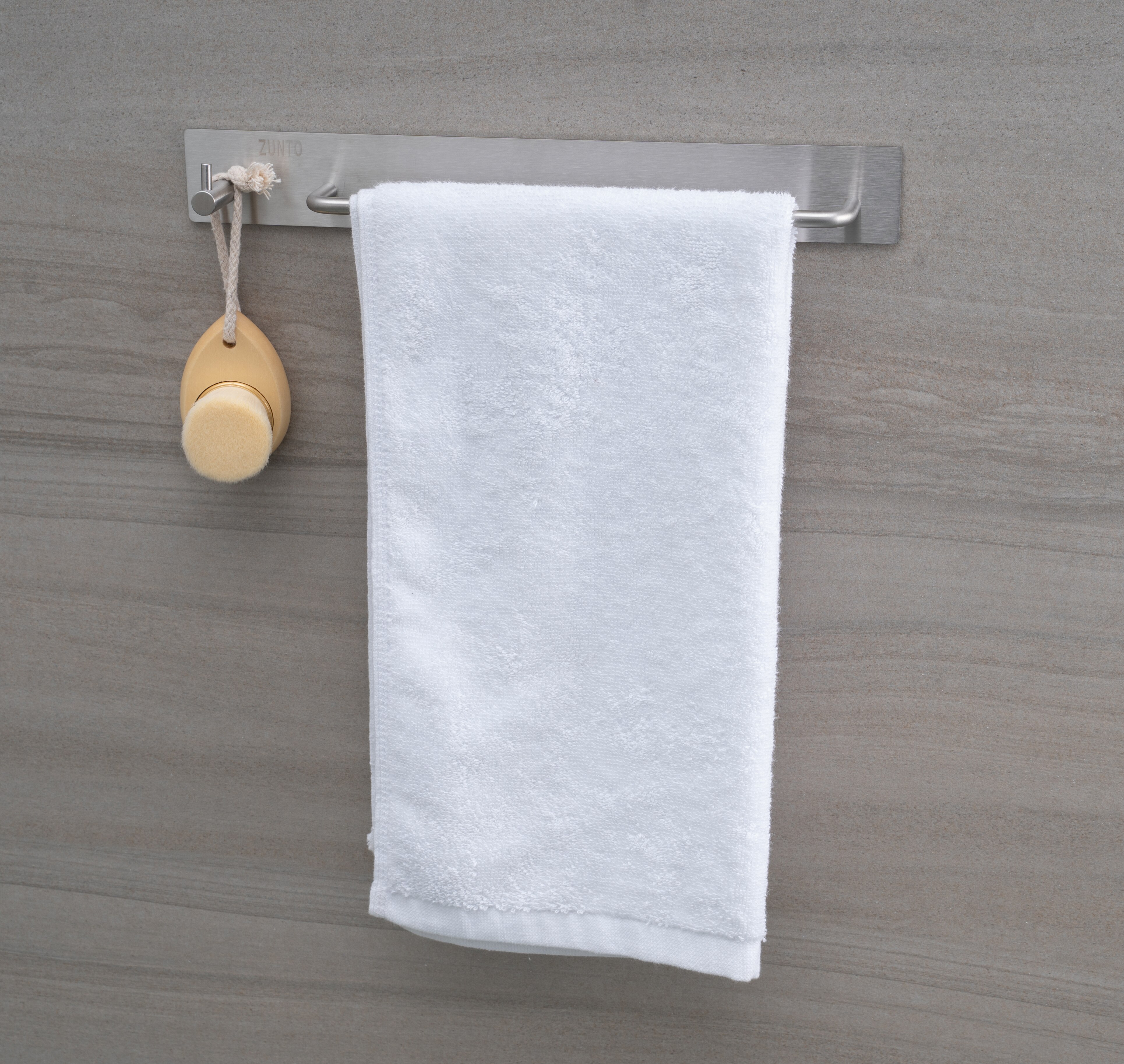 ZUNTO Handdoek Houder 304 Rvs Handdoek Hanger Zelfklevende Handdoek In de Badkamer Keuken Voor Handdoekhouders