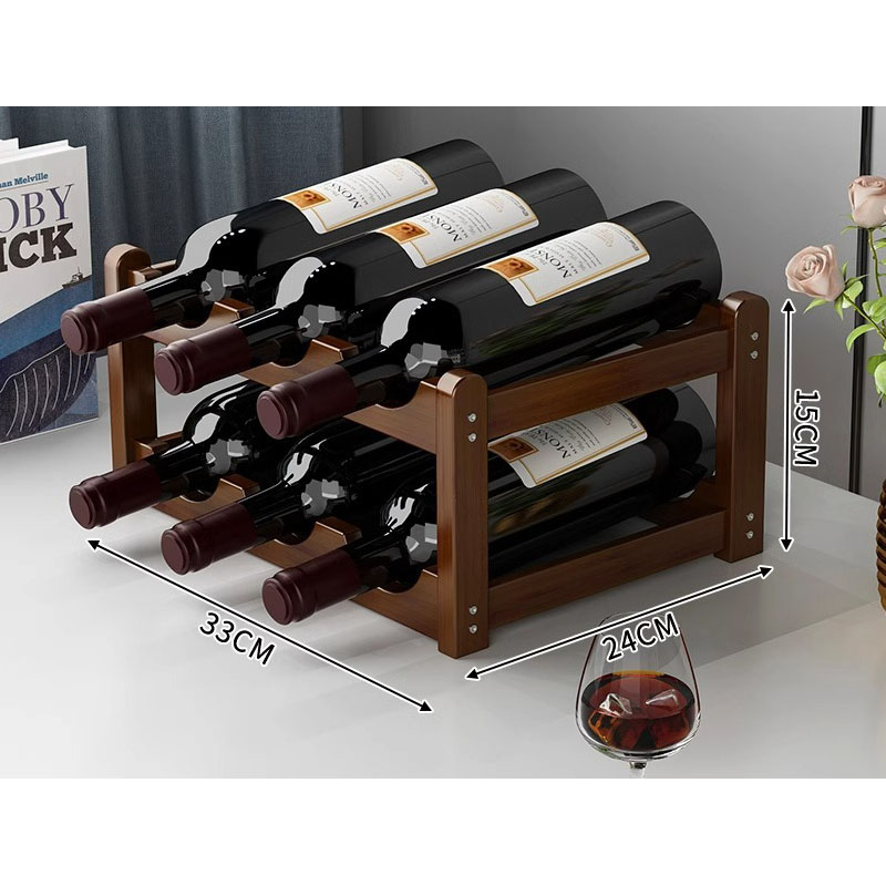 Rode Wijnrek Houten Raster Display Rack Huishoudelijke Wijn Opbergkast Plank Voor Thuis Keuken Wijnkelder Eetkamer Aanrecht: Sky Blue