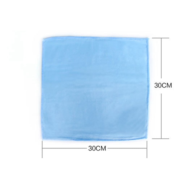 1pc bil rengjøring microfiber glass håndkle klut håndklær vaske vindu polering absorberende frontrute klut 30 cmx 30cm
