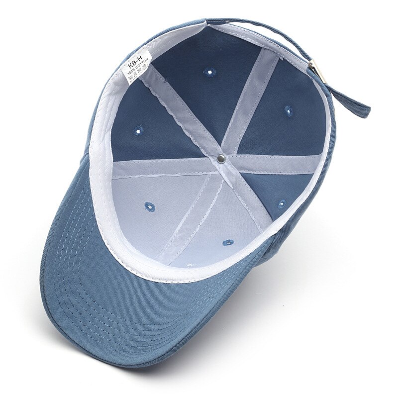 SLECKTON-Gorra de béisbol de algodón con visera Snapback para hombre y mujer, sombrero informal estilo Hip Hop para deportes al exterior, Unisex