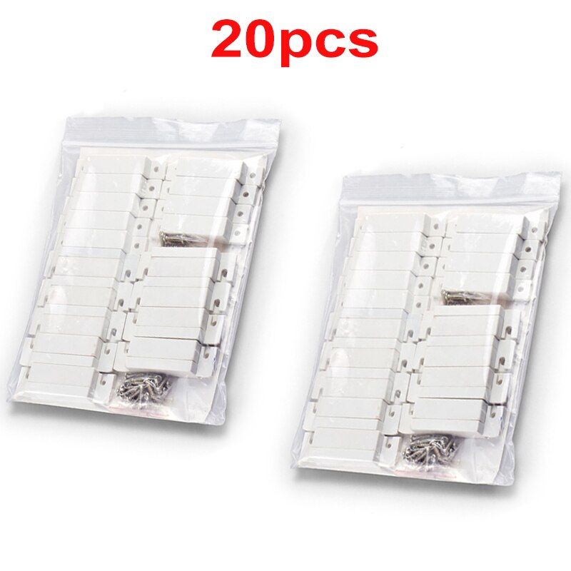 Magnetic Contact Reed Switch Wired Door Window Open Alarm Sensor Switches Entry Alert Normal Closed: include 20pcs