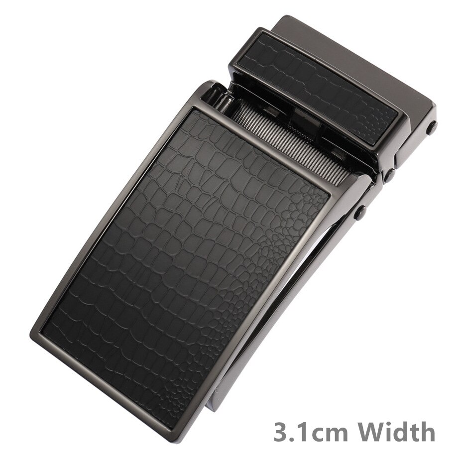 3,1-3,2 cm Rachet Gürtel Schnallen Zink-legierung Klicken Gürtel Schnalle Kopf Geeignet 3-3,1 cm breite Lochlosen Automatische Gürtel B987