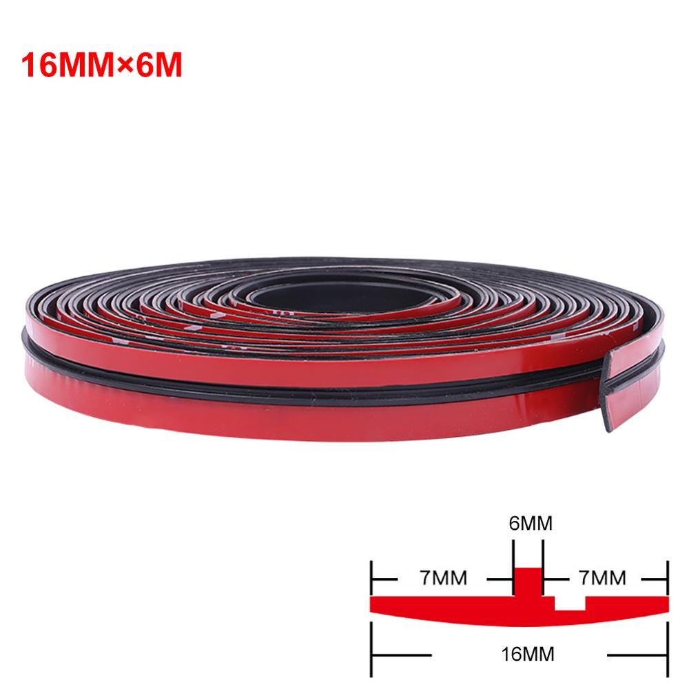 Car Rubber Seal Strips Auto Seal Protector Sticker Window Edge Windshield Roof Rubber Sealing Strip Noise Insulation Accessorie: 6M
