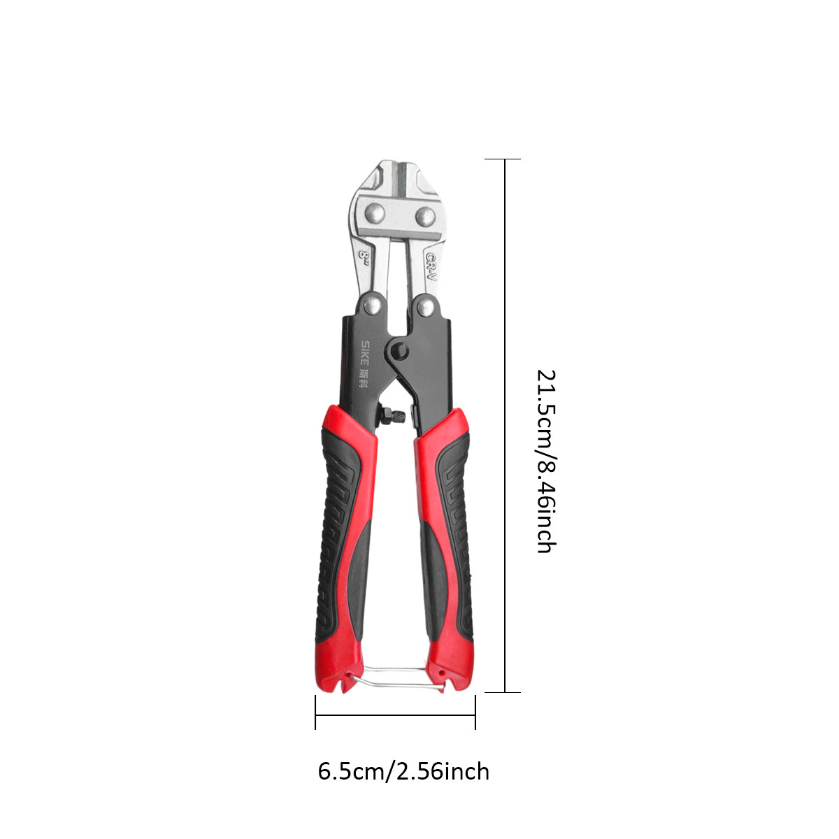 1pc mini bolt cutter, wire rope special cutter multifunctional labor-saving lock chain cutter hand tool: Red