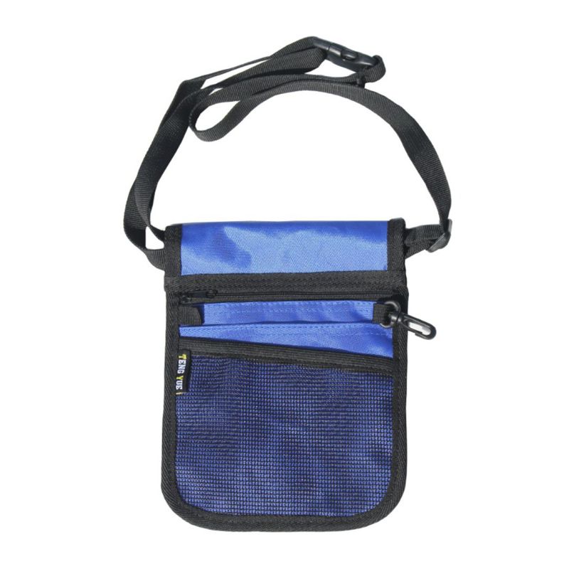 Fanny Pack Nursing Belt Organizer For Women Nurse Waist Bag Shoulder Pouch F3MD: Blue