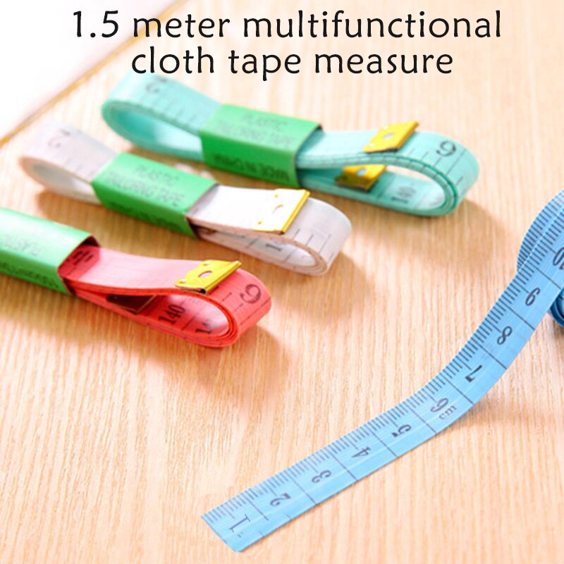 1.5M Body Meten Ruler Sewing Tailor Meetlint Mini Zachte Platte Heerser Centimeter Meter Naaien Meetlint