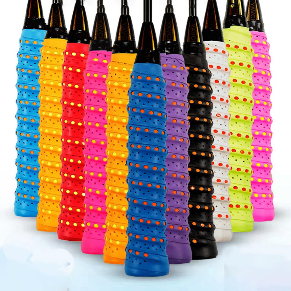 5 Kleuren Racket Grip Tape Kiel Rib Antislip Super Absorptie Racket Overgrip Zweetband Voor Badminton, tennis, Fiets Csv