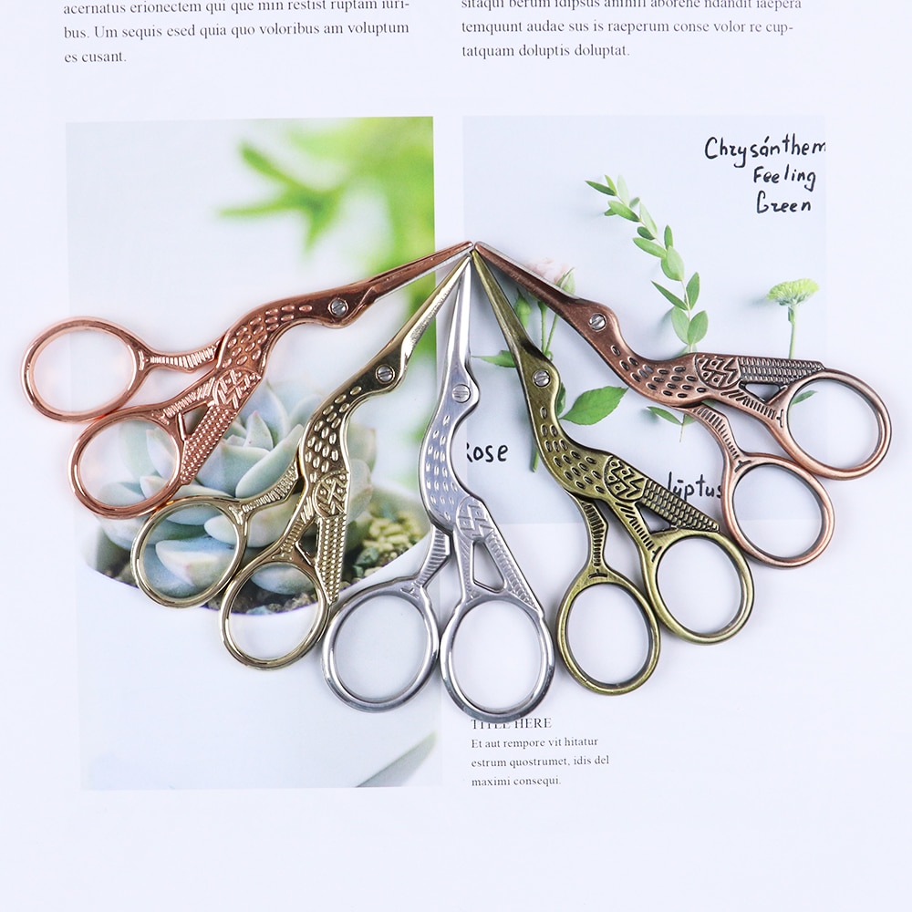 Kształt ptaka ze stali nierdzewnej klasyczny nożyczki tkaniny robić szycia nożyczki robić haftu krawiecki nożyczek narzędzia robić nożyce robić szycia