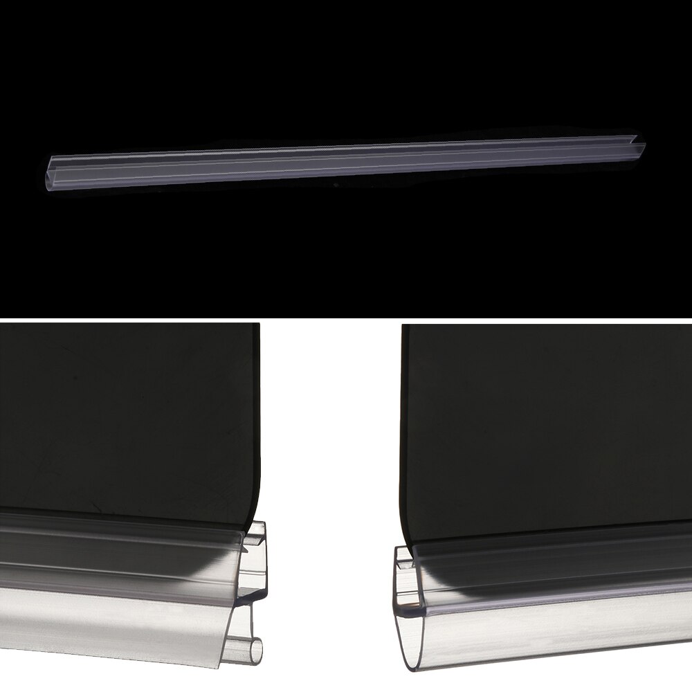 2 Stuks 1M (50Cm + 50Cm) bad Douche Screen Deur Afdichting Strip 4 Tot 12Mm Seal Kloof Raam Deur Tochtstrip Nuttige Huishoudelijke Accessoires