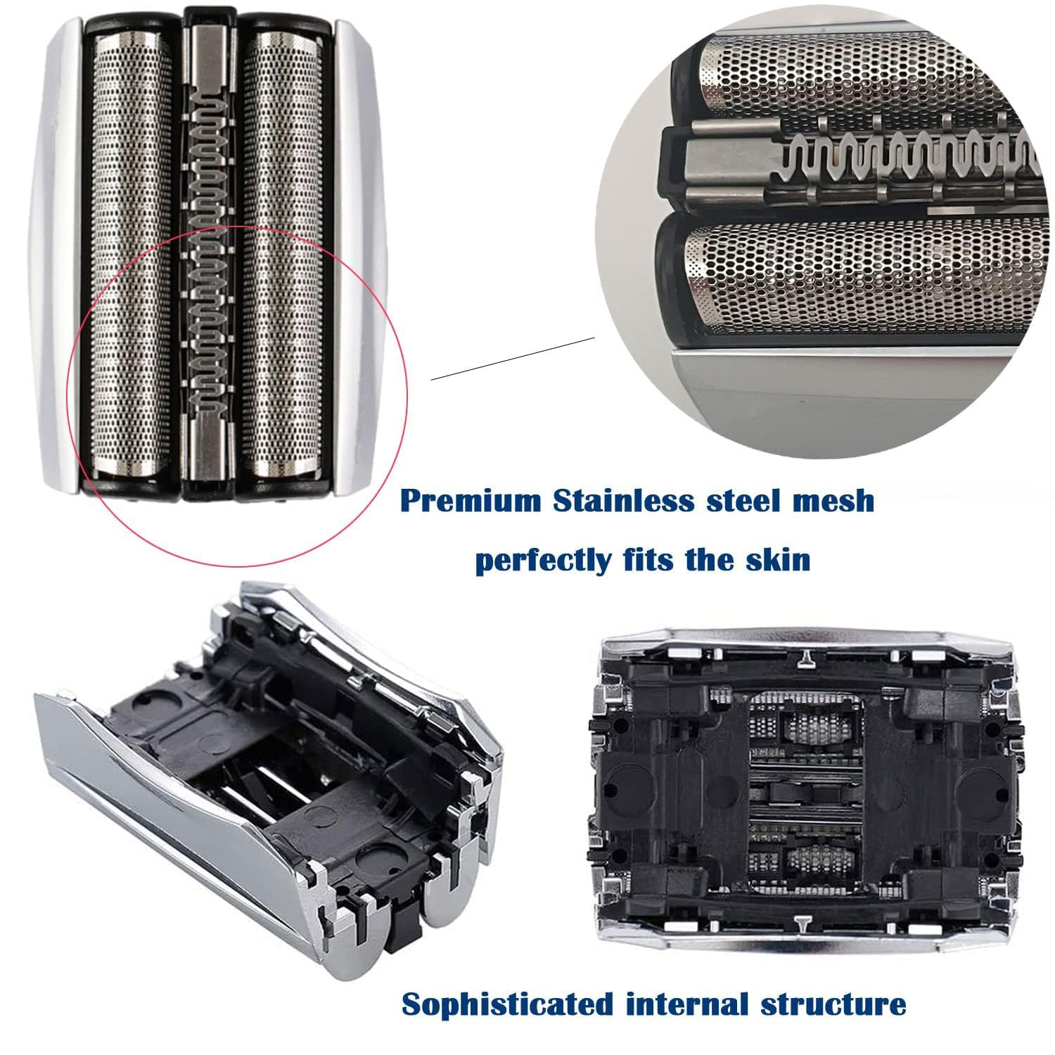 Serie 8 83M Vervangingskop Compatibel Met Braun S8 Elektrische Scheerapparaat 8320S,8325S,8330S,8340S,8350S,8345S, 8360cc,8365cc,8370cc