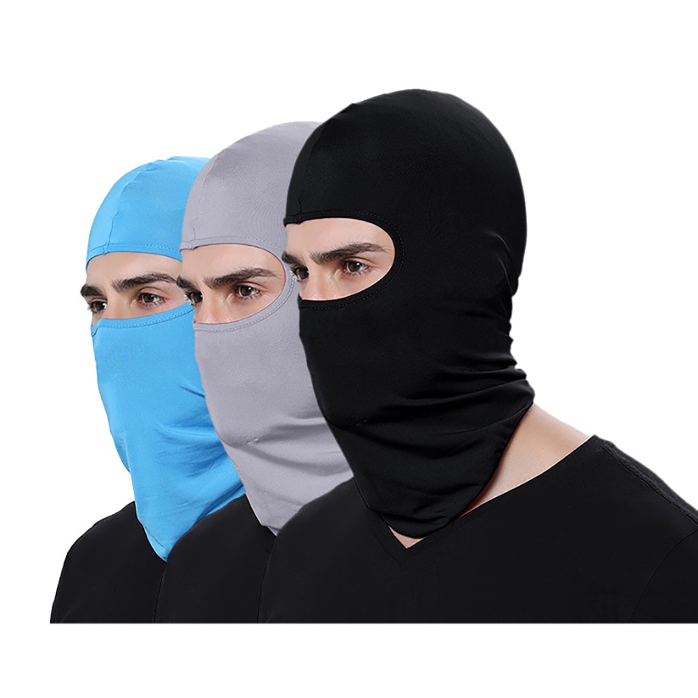 Pasamontañas de Ciclismo de lycra, cubierta completa para cuello de esquí, protección solar ultrauv, 1 Uds., n. ° C
