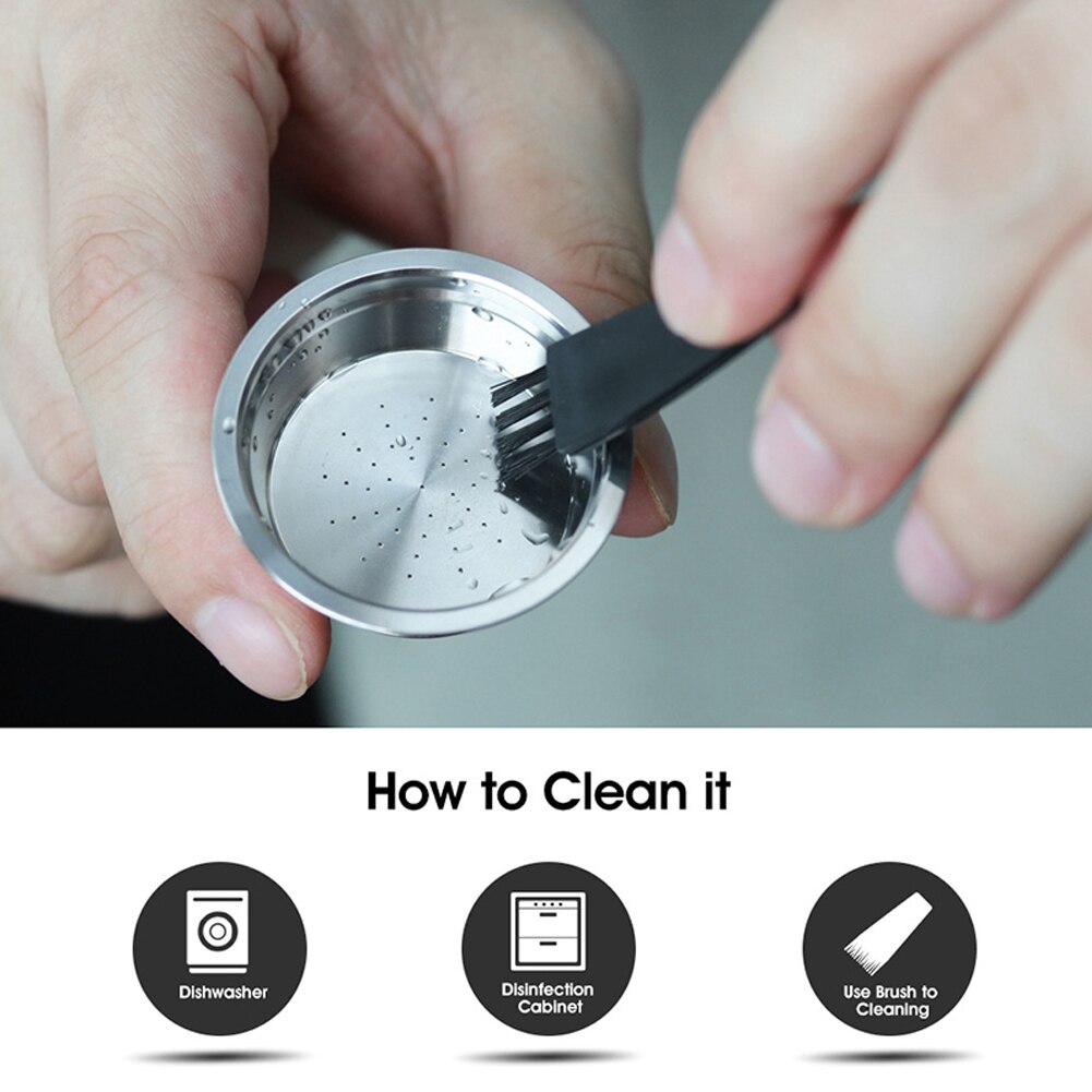 Home kitchen accessories Stainless Steel Reusable Coffee Capsule Cup For LAVAZZA A MODO MIO JOLIE