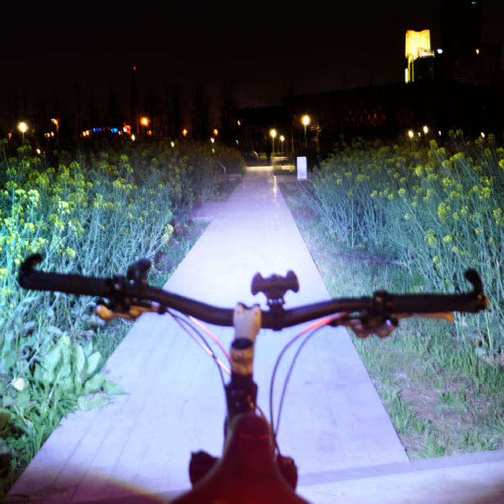 Fiets Voorlamp Usb Oplader Bike Mtb Sterk Licht Waterdicht Night Riding Zaklamp