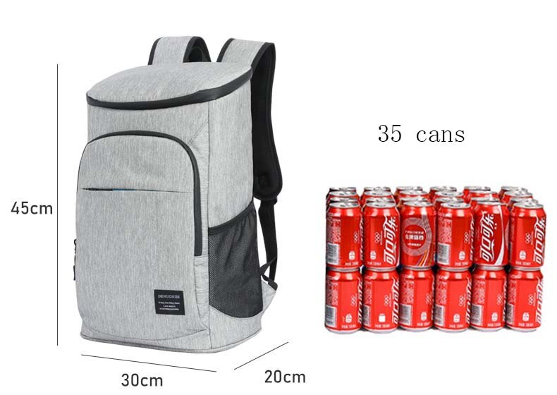 26L dicht kühler Rucksack 35 dosen thermische mahlzeit getränke wein isolierte kühltasche große picknick fahrzeug isolierung kühlen tasche